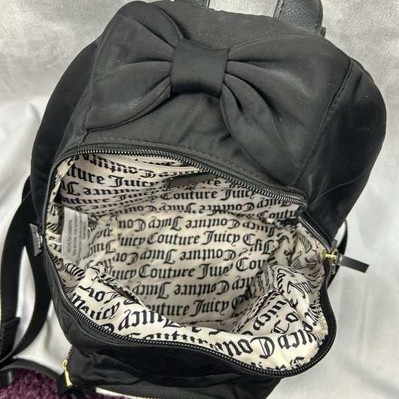 Black mini Juicy Couture backpack - Picture 4 of 11
